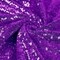 1 Yard Purple Glitter Embroidered Sequin Fabric 52" Width Polyester for DIY Sewing, Tablecloth & Table Runner
